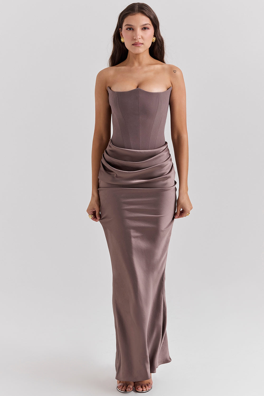 Mune | Elegant Strapless Corset Dress