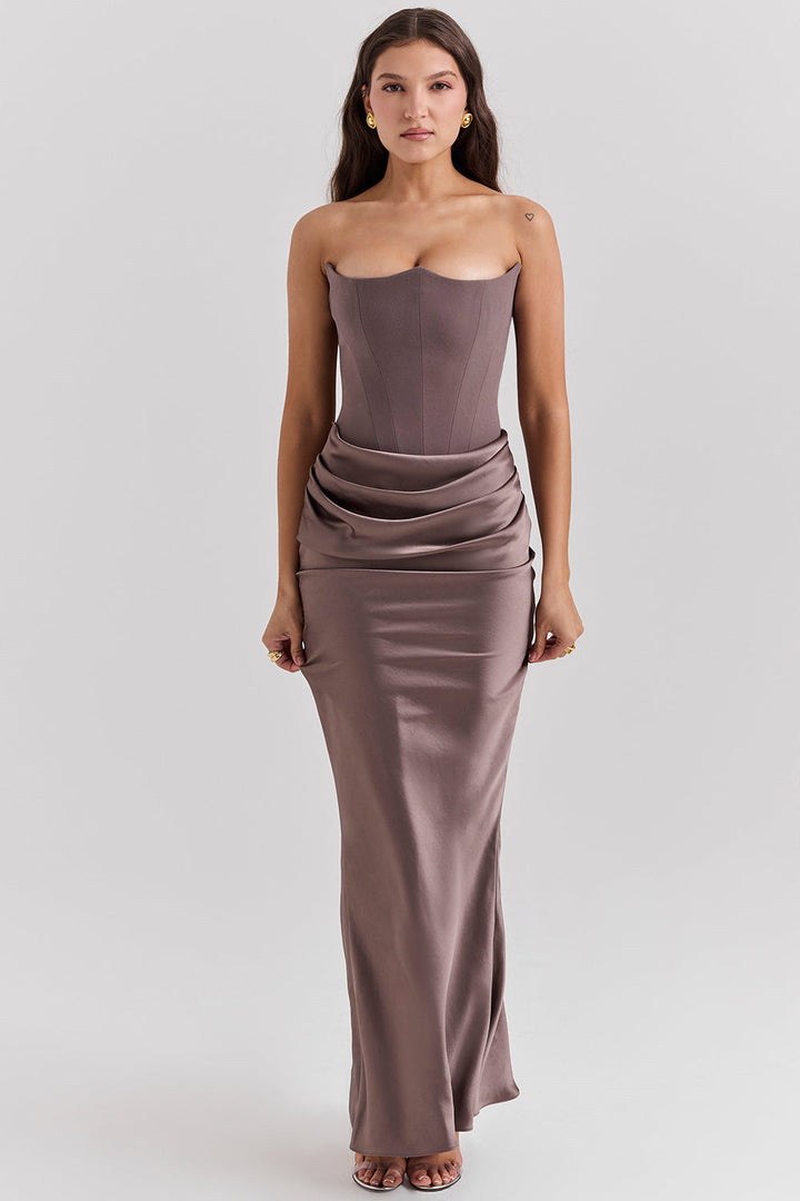 Mune | Elegant Strapless Corset Dress