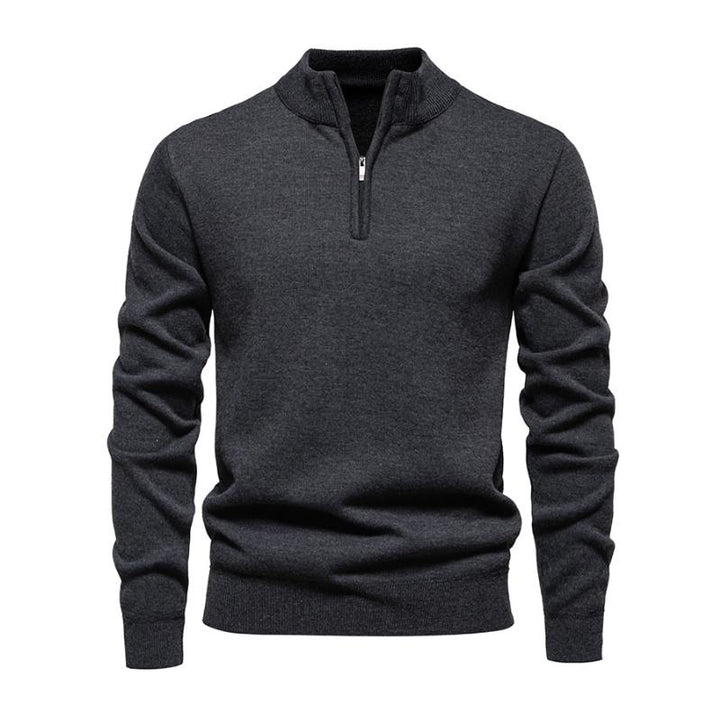 Mune | Half-Zip Knitted Sweater Soft and Warm Timeless Design