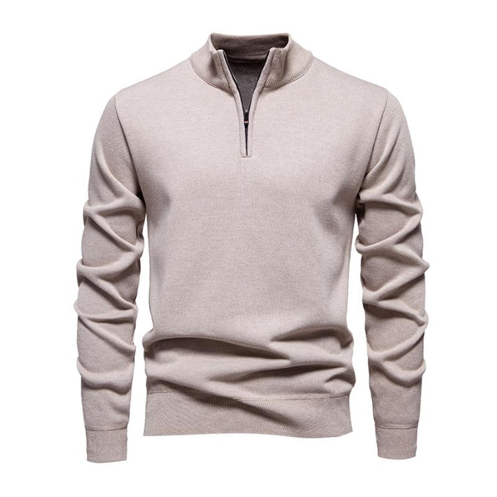 Mune | Half-Zip Knitted Sweater Soft and Warm Timeless Design