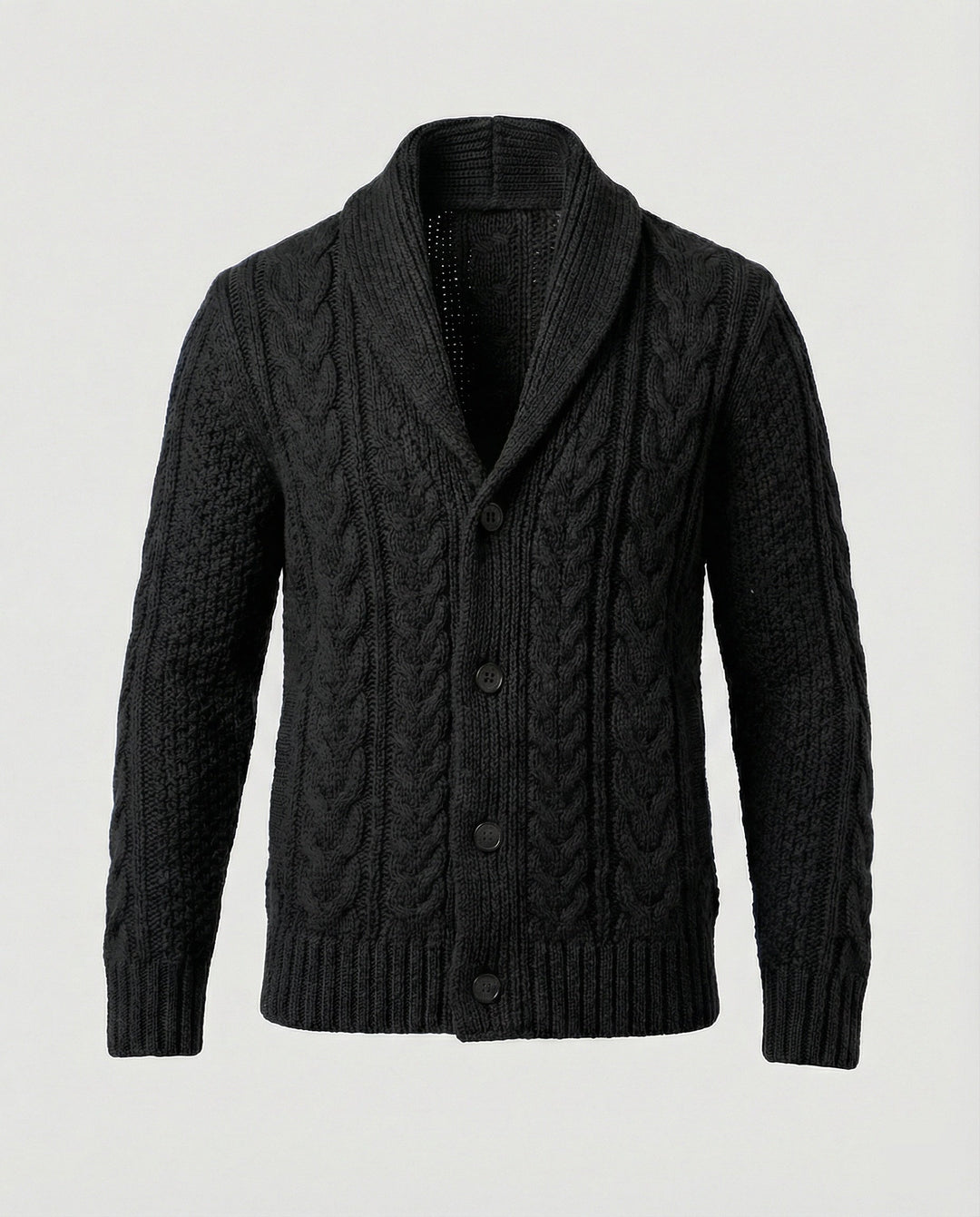 Warm Cable Knit Cardigan