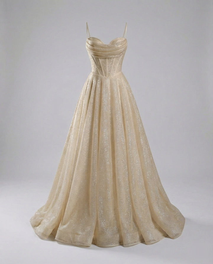 Mune Fashion | Glitter Ball gown with lacing