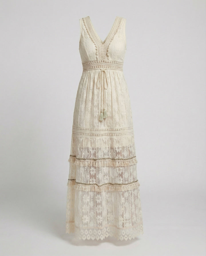 Mune Fashion | Graceful Boho Lace Dress for Summer