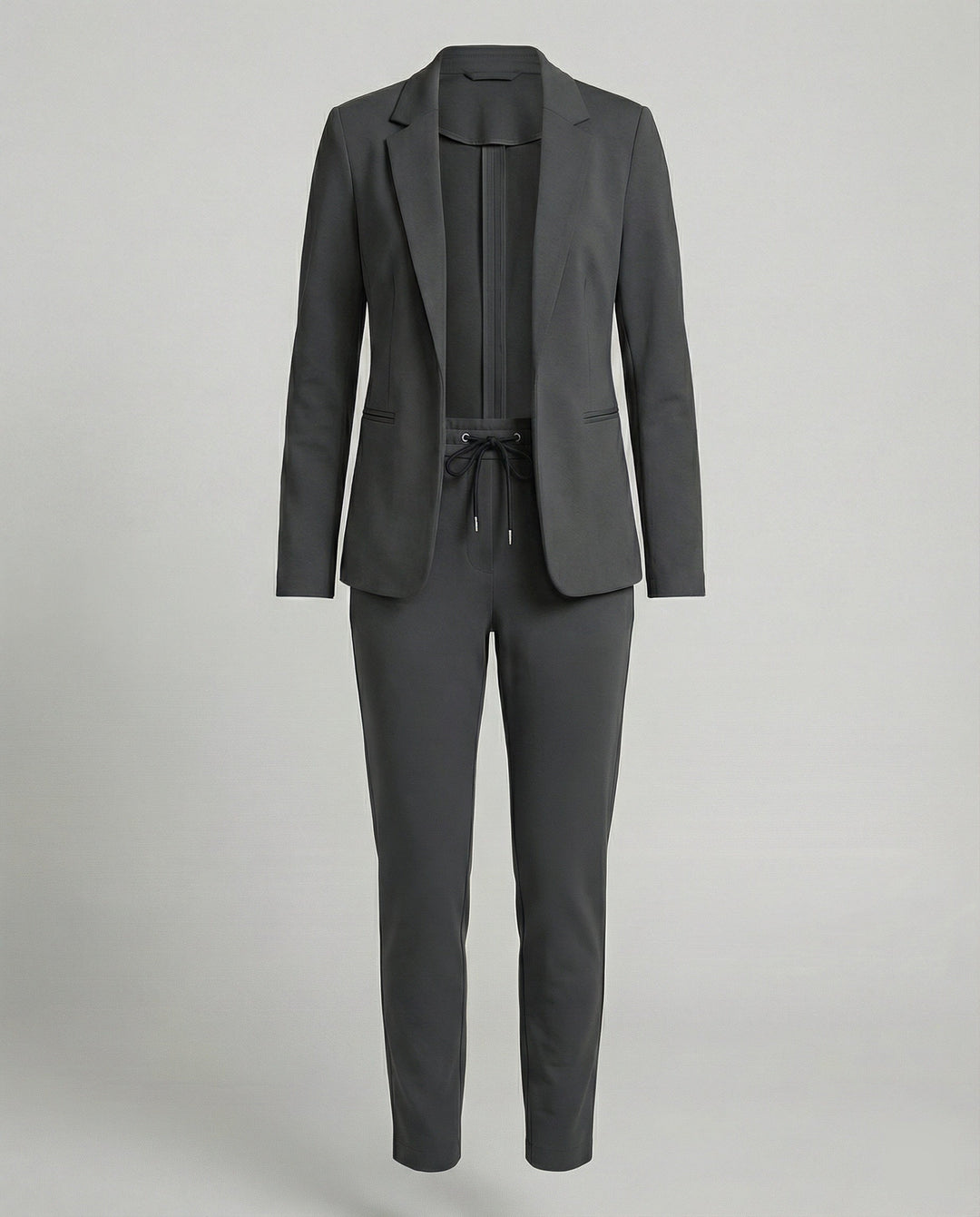 Women’s Pantsuit With Open Blazer And Trousers