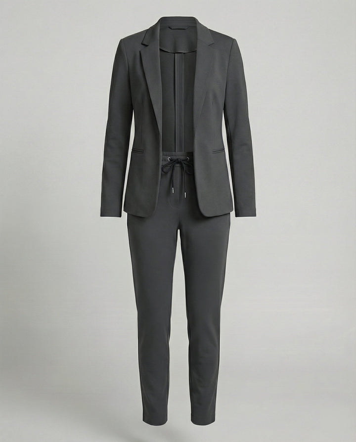 Women’s Pantsuit With Open Blazer And Trousers