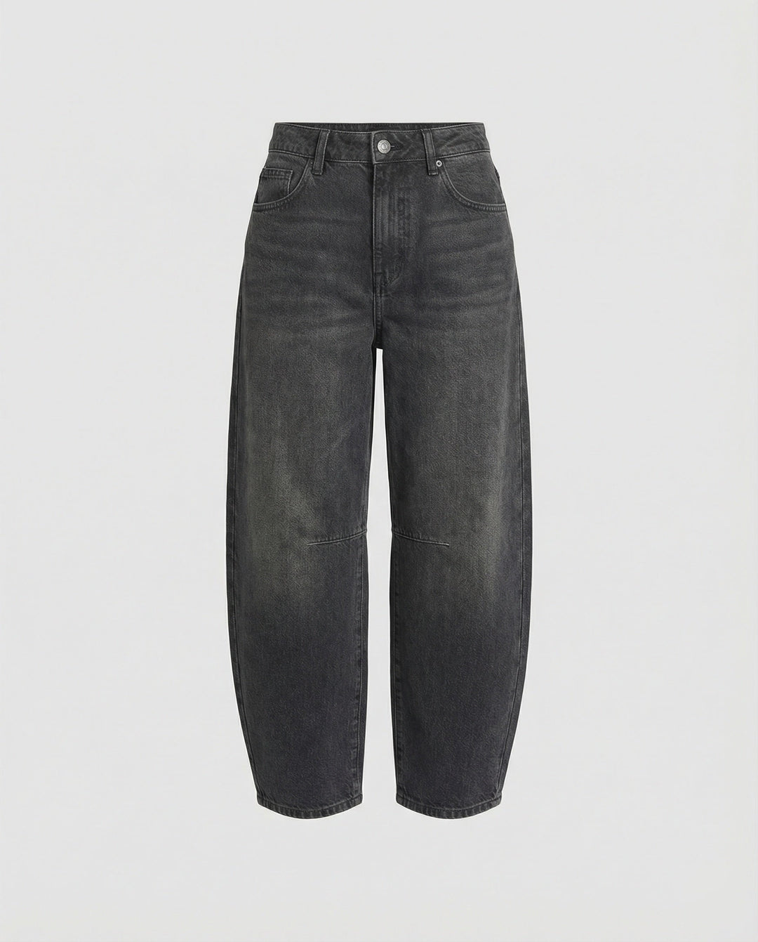 Mune Fashion | Mid Rise Barrel Jeans for Women