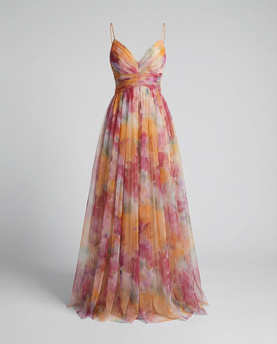Elegant maxi dress in beautiful floral pattern for festive occasions | Mune Fashion