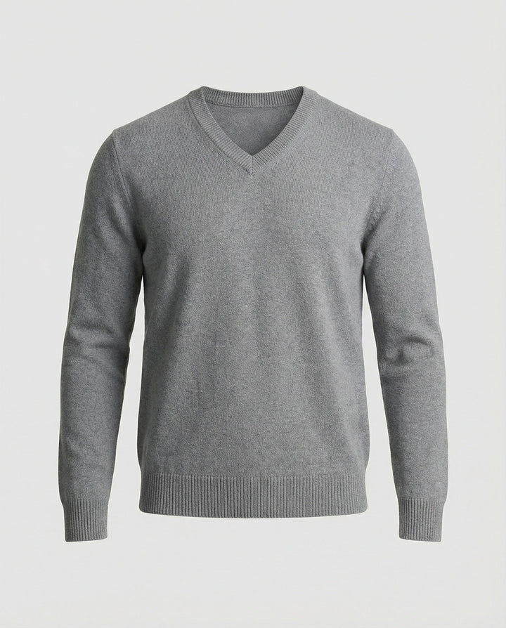 V-Neck Fine Knit Men