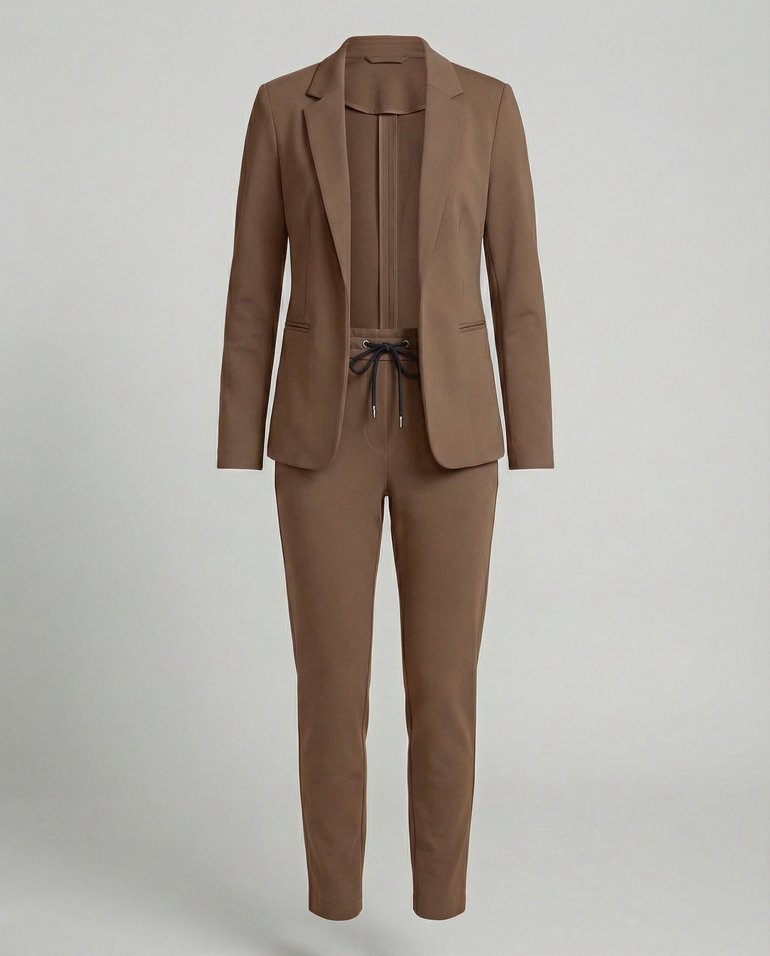 Women’s Pantsuit With Open Blazer And Trousers