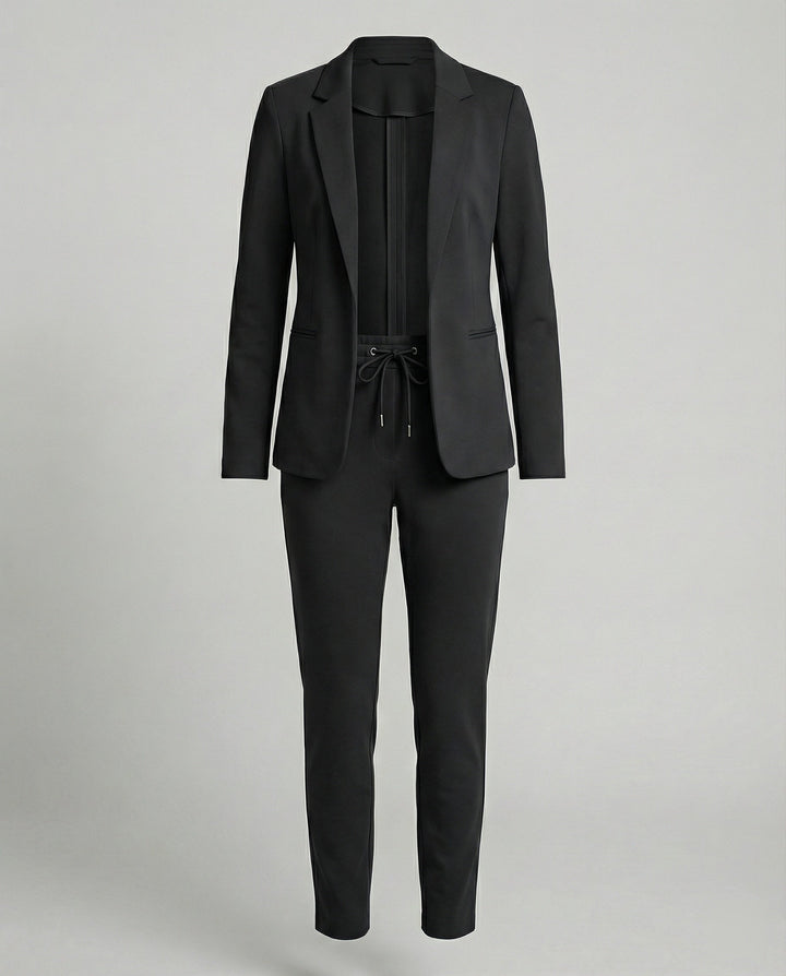 Women’s Pantsuit With Open Blazer And Trousers