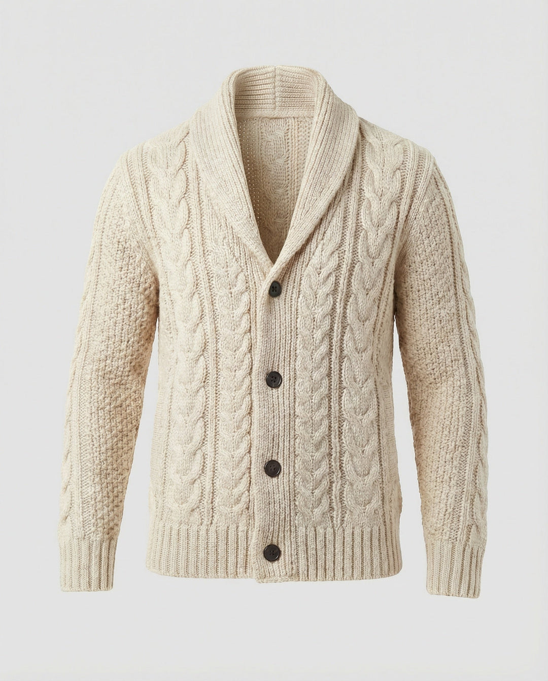 Warm Cable Knit Cardigan