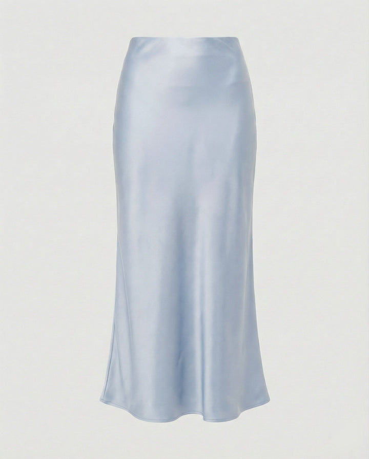 Women's Maxi Skirt Satin High Waist