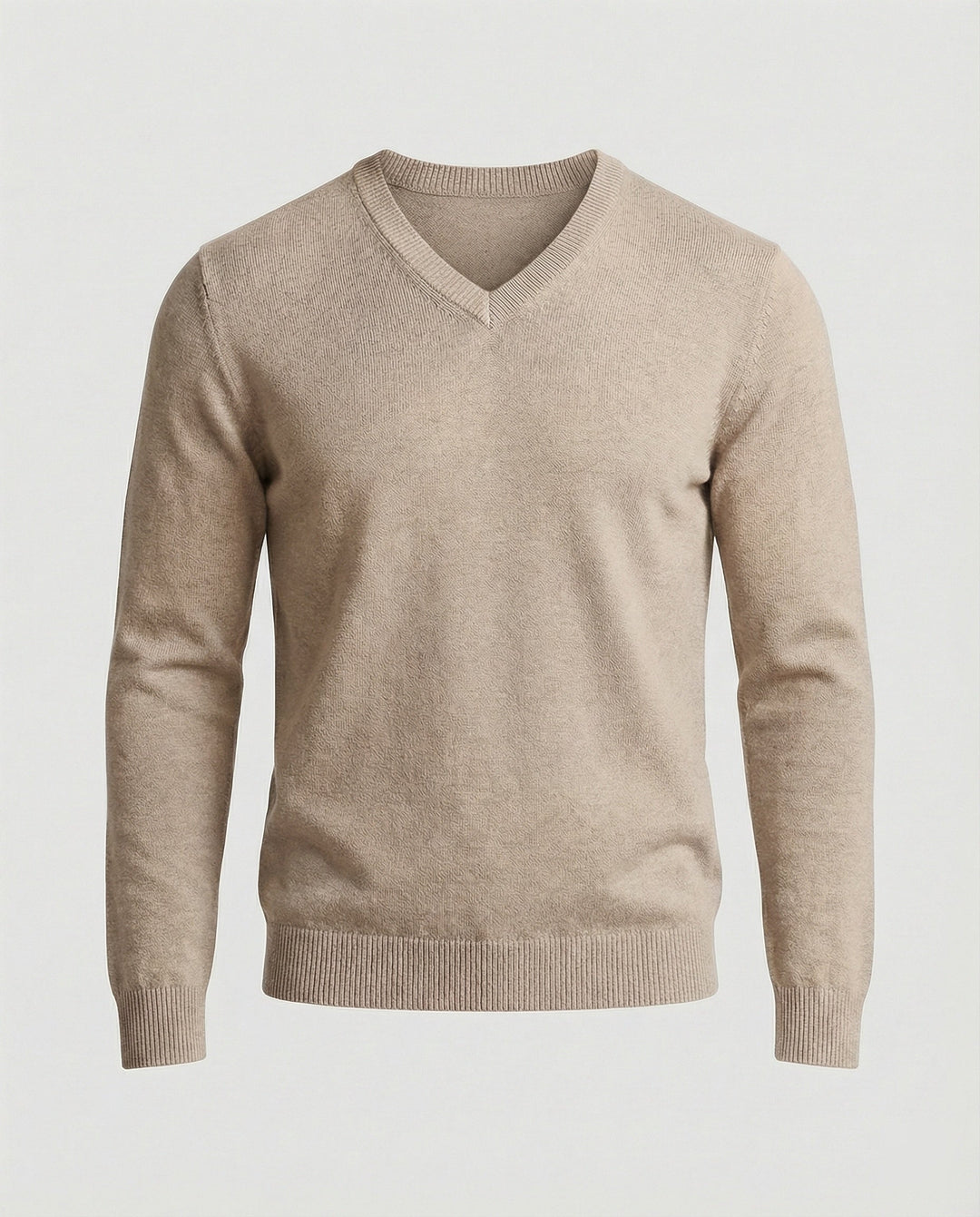 Men's V-neck fine knit sweater Mune Fashion