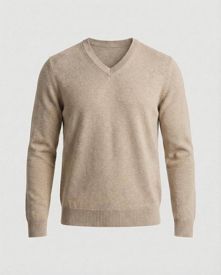V-Neck Fine Knit Men