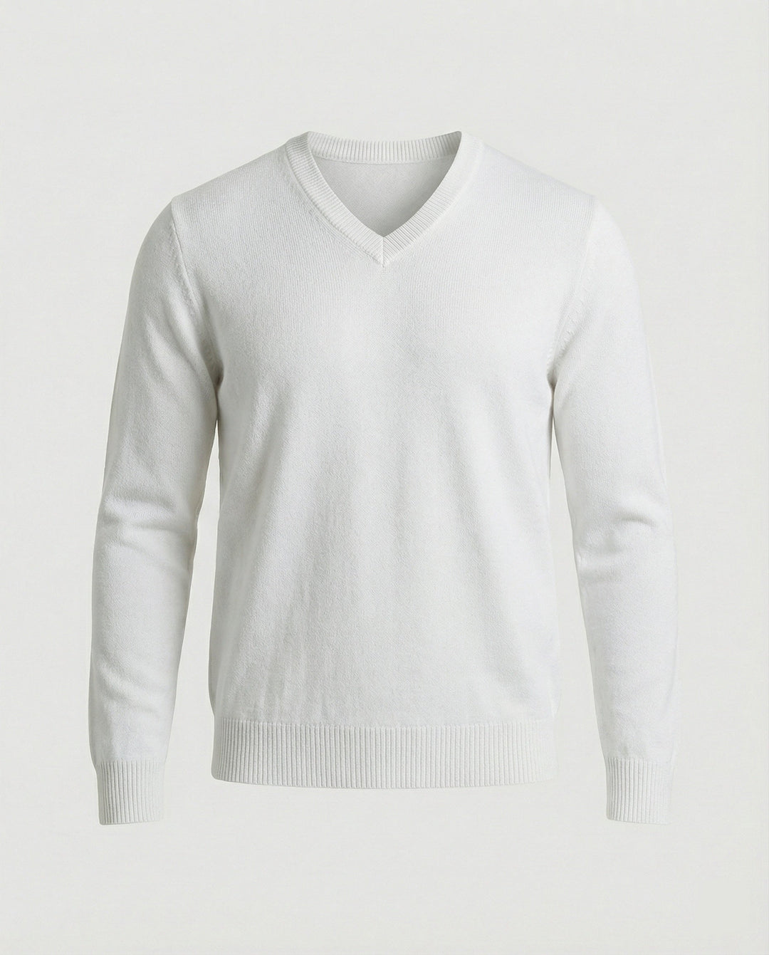 V-Neck Fine Knit Men