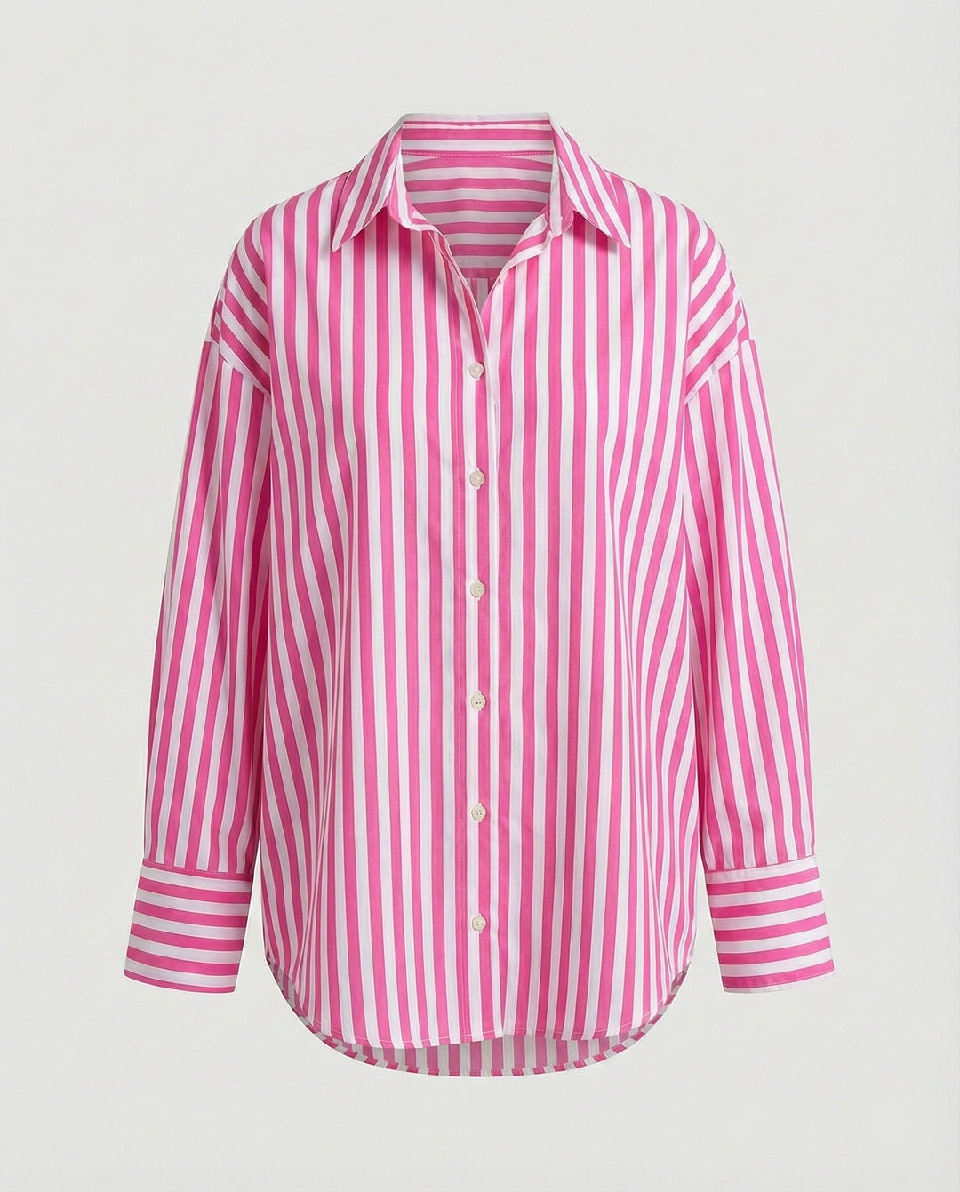 Women's Striped Blouse Loose