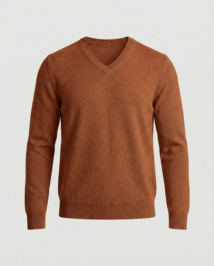 V-Neck Fine Knit Men