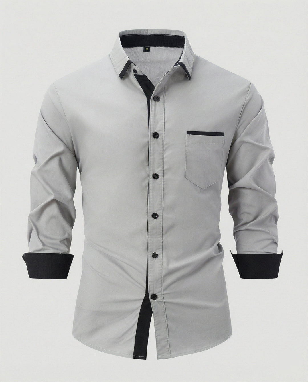 Long sleeve shirt men business with Kent collar