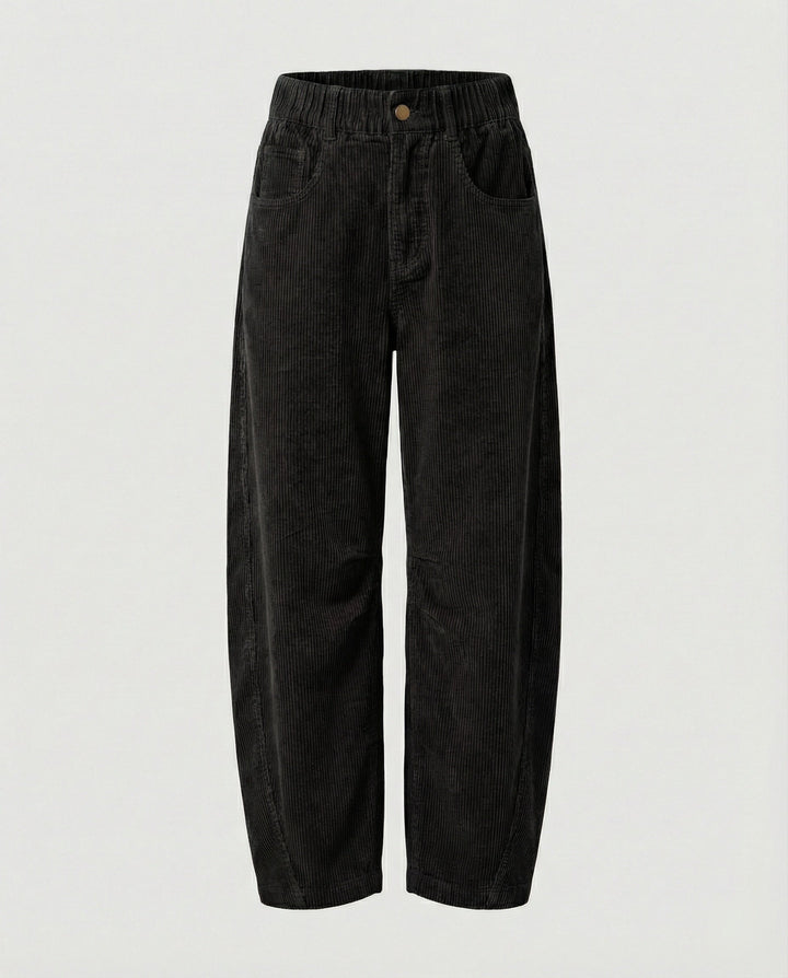 Ladies Cord Pants Ladies Wide High Waist