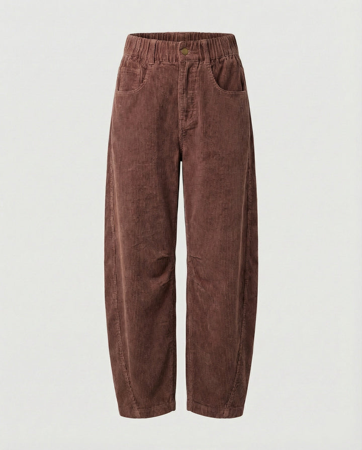 Ladies Cord Pants Ladies Wide High Waist