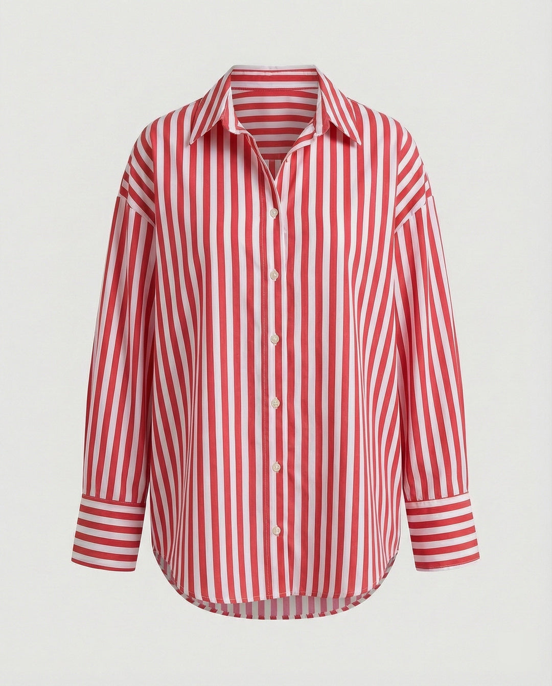 Women's Striped Blouse Loose