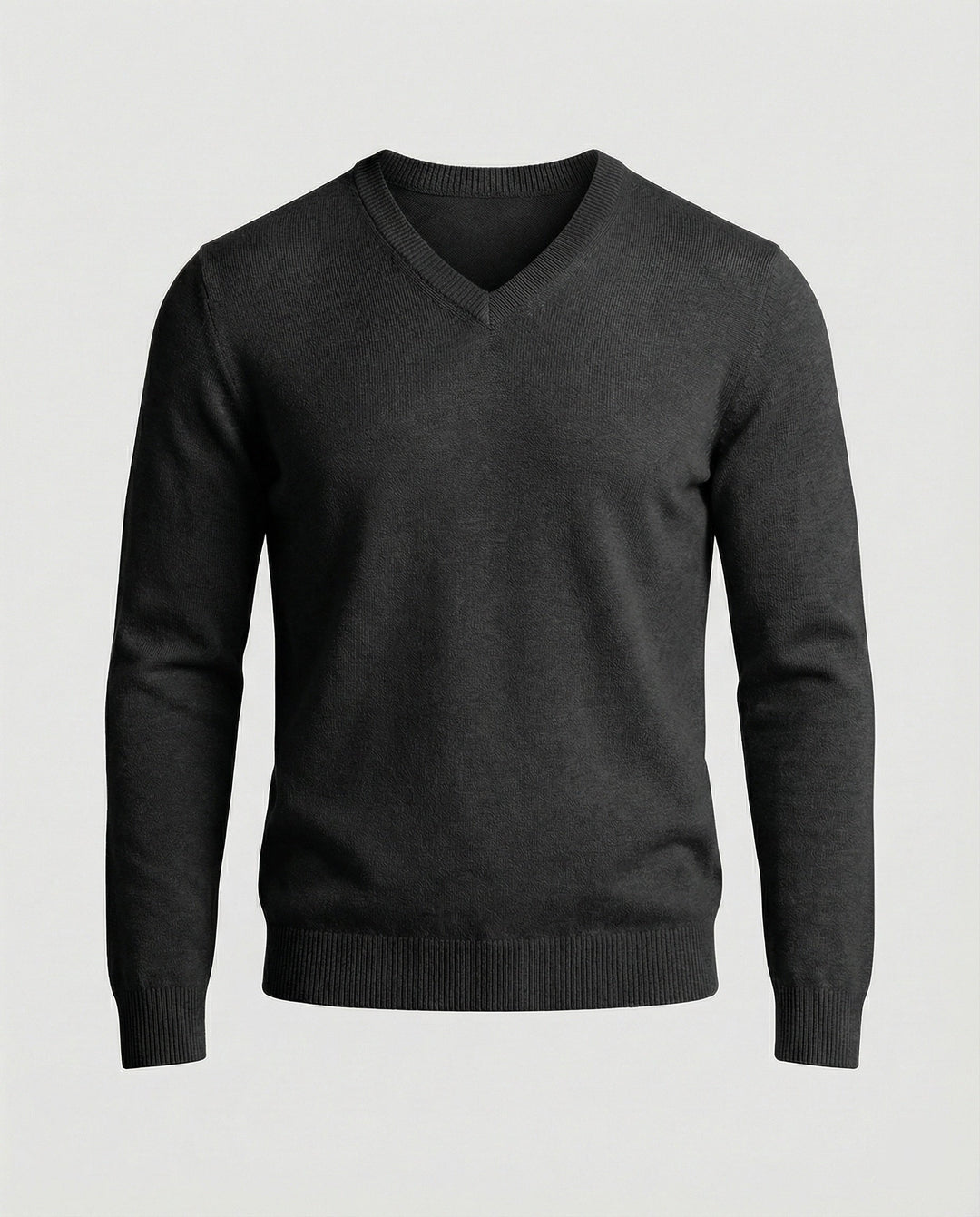 Men's V-neck fine knit sweater Mune Fashion
