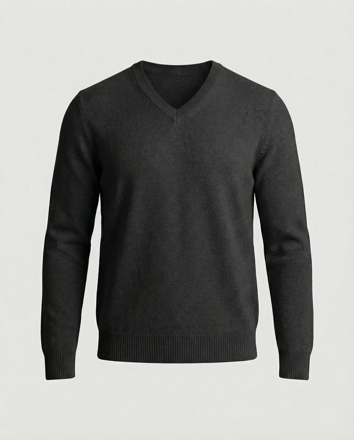 V-Neck Fine Knit Men
