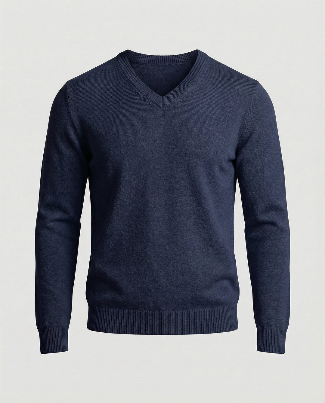 Men's V-neck fine knit sweater Mune Fashion