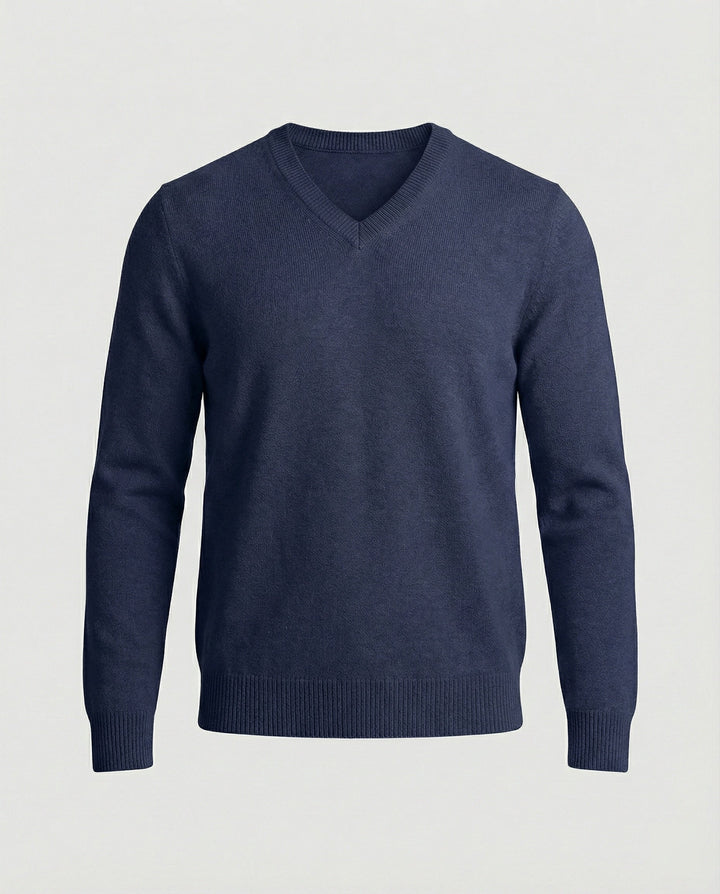 V-Neck Fine Knit Men