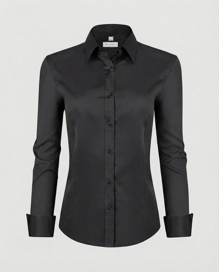 Women's shirt blouse stretch fitted