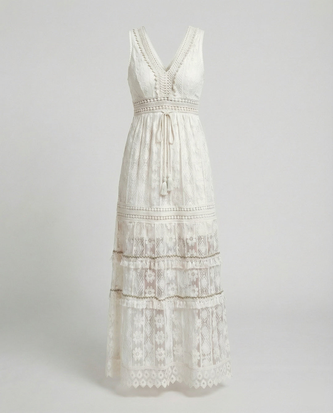 Mune Fashion | Graceful Boho Lace Dress for Summer