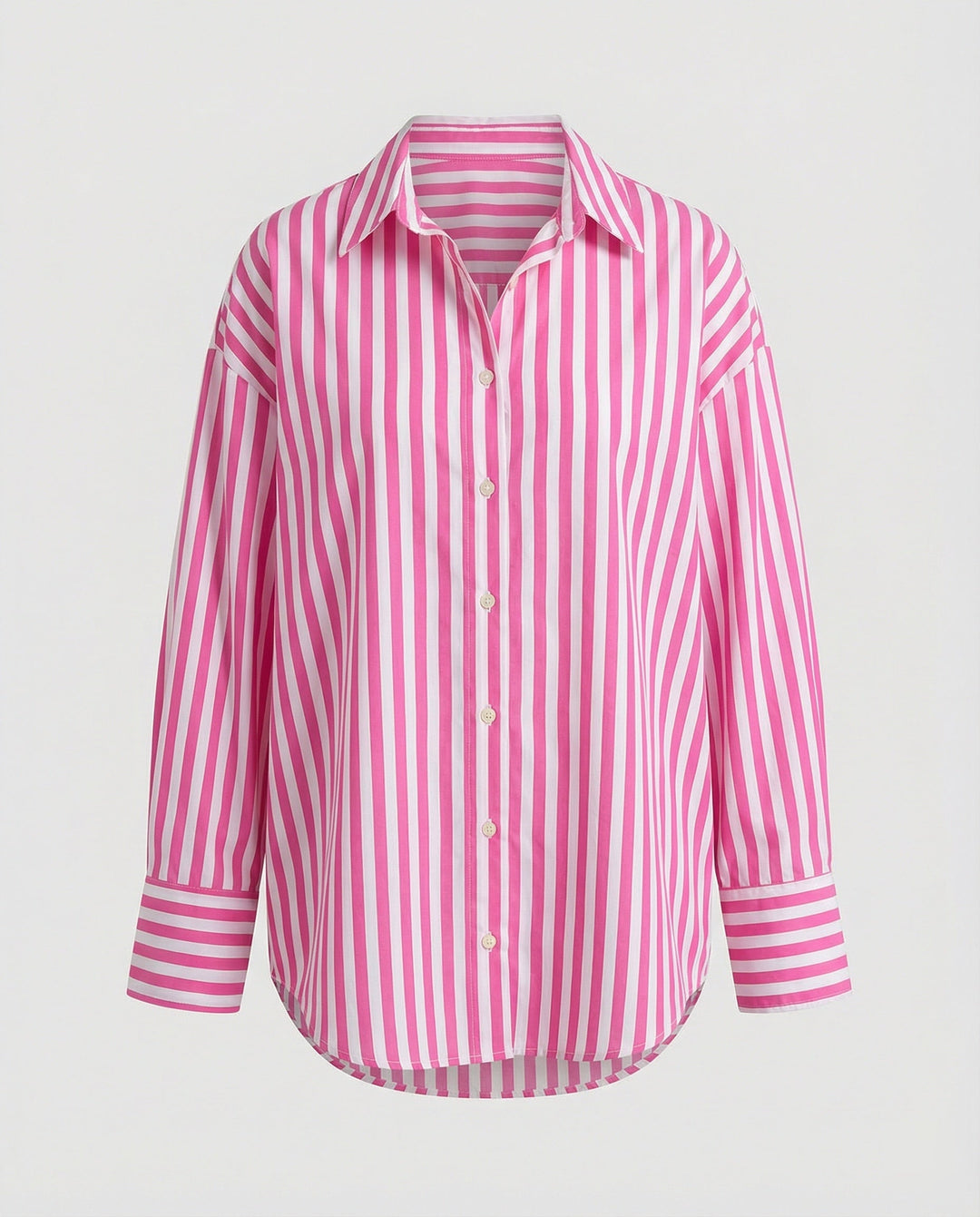 Women's Striped Blouse Loose