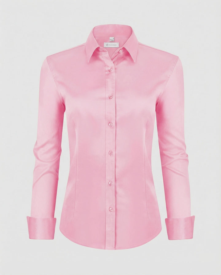 Women's shirt blouse stretch fitted