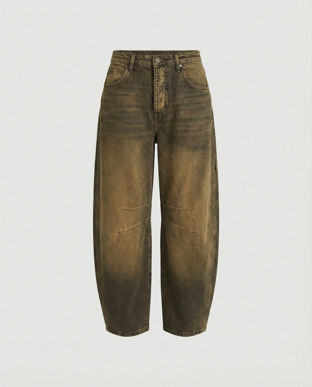 Mune Fashion | Mid Rise Barrel Jeans for Women