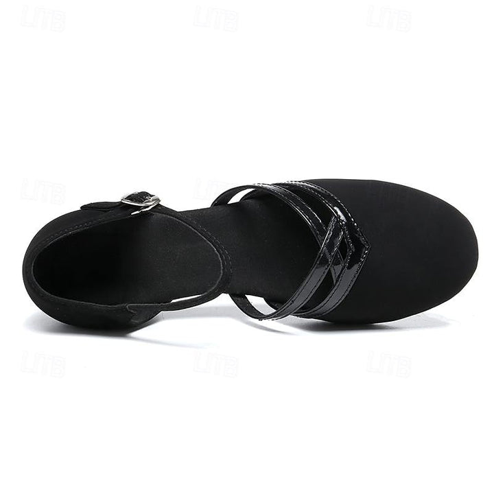 Mune | Modern dance shoes for women Black High-quality suede