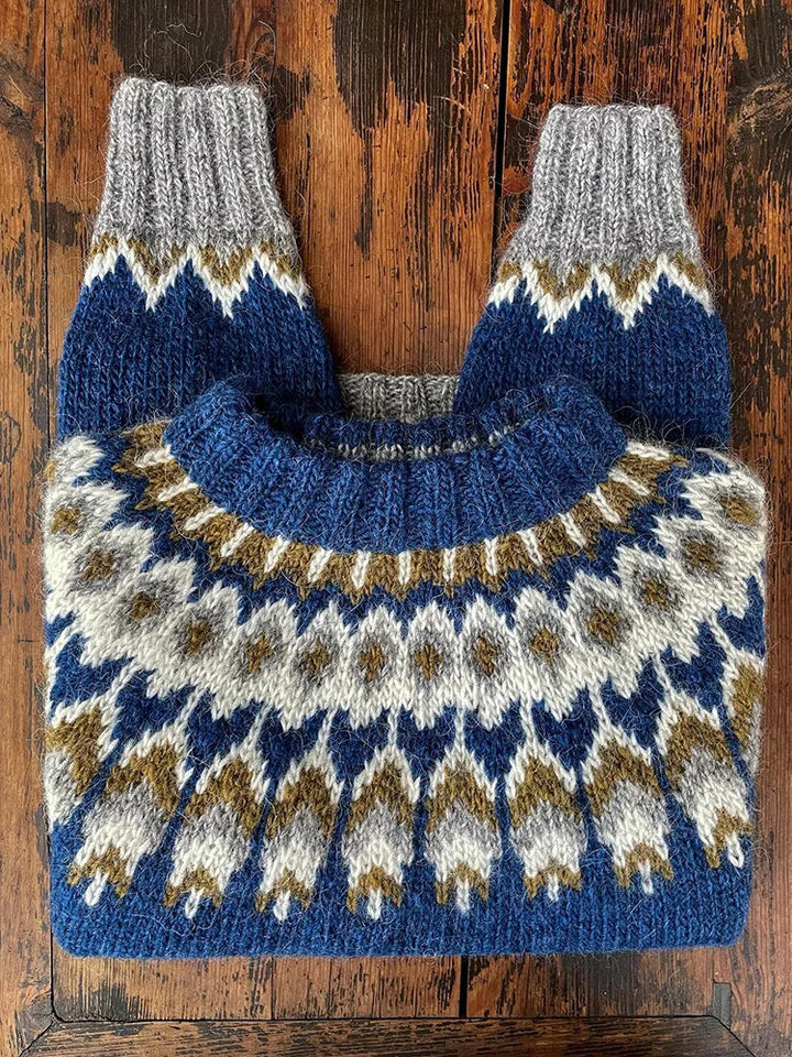Mune | Retro Knit Sweater for Women