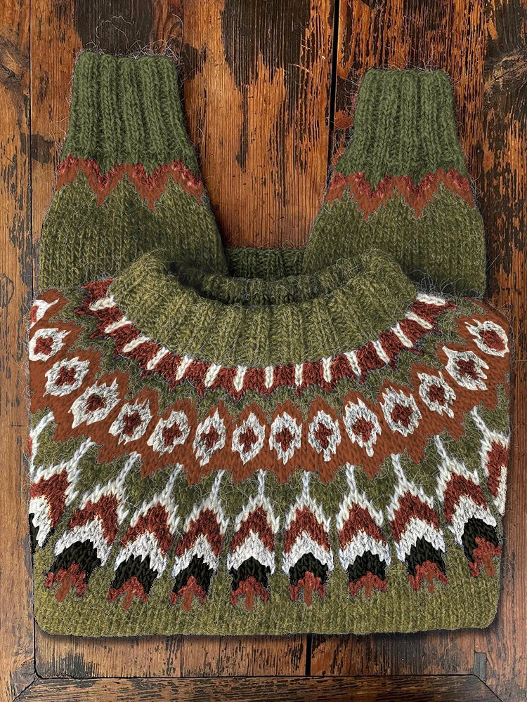 Mune | Retro Knit Sweater for Women
