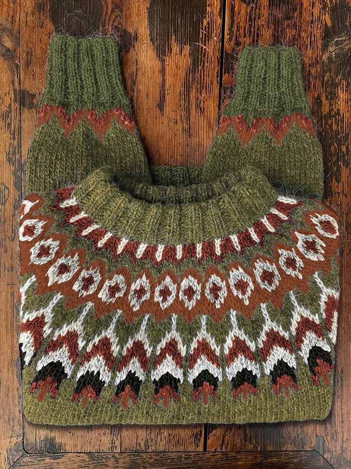 Mune | Retro Knit Sweater for Women