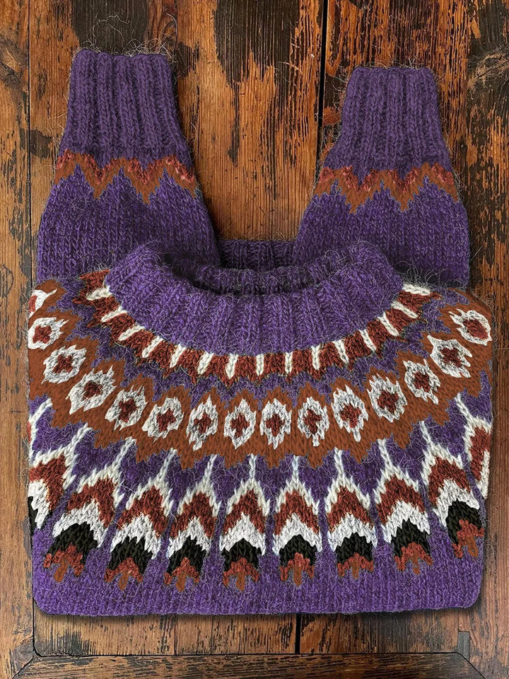 Mune | Retro Knit Sweater for Women