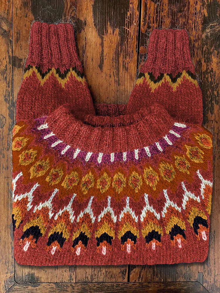 Mune | Retro Knit Sweater for Women
