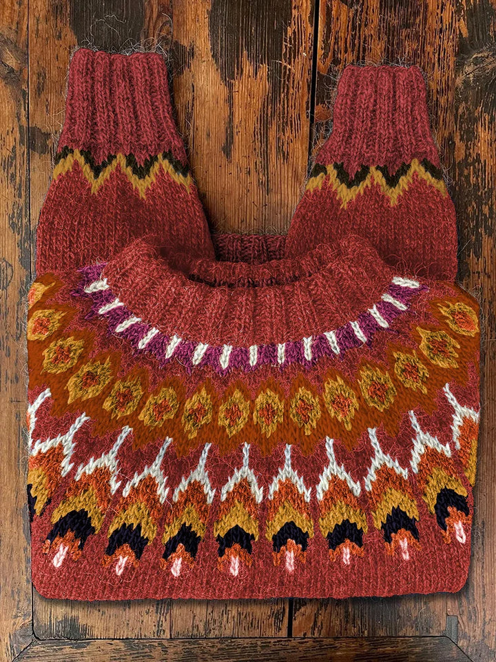 Mune | Retro Knit Sweater for Women