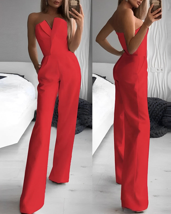 Mune | Sleeveless Jumpsuit with V-Neck