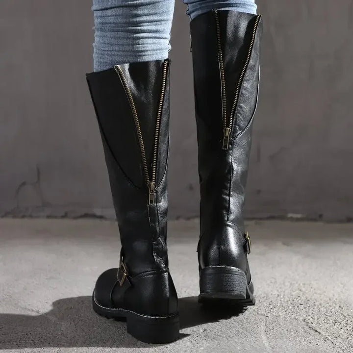 Mune | Elegant Leather Boots – Trendy Women's Boots for Every Occasion