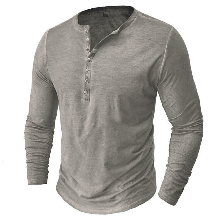 Mune Fashion - Henley shirt for men with long sleeves