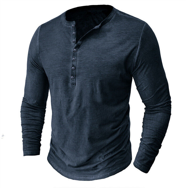 Mune Fashion - Henley shirt for men with long sleeves