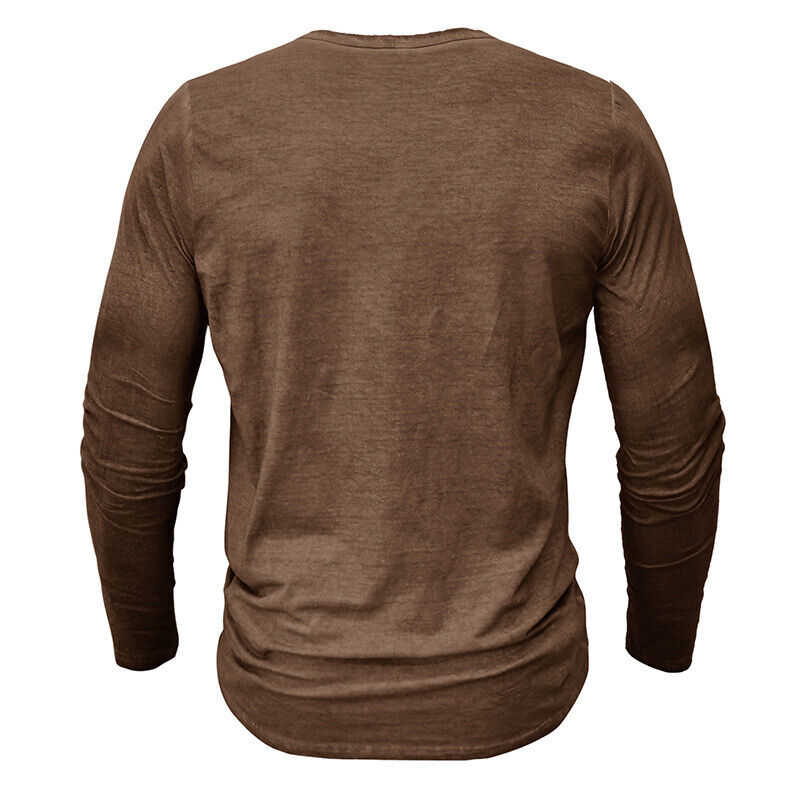 Mune Fashion - Henley shirt for men with long sleeves