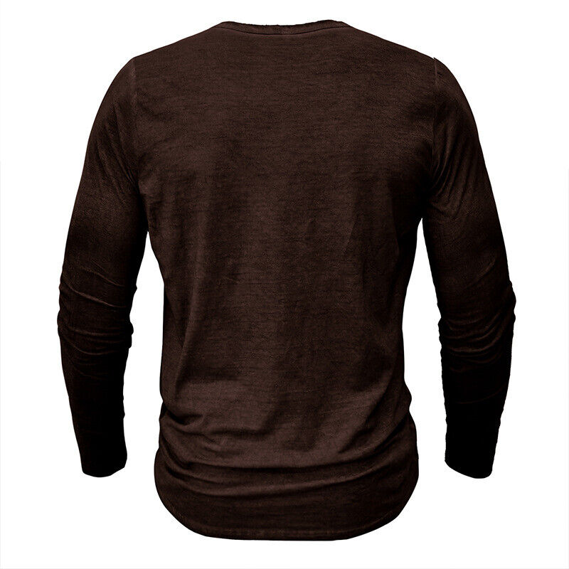 Mune Fashion - Henley shirt for men with long sleeves