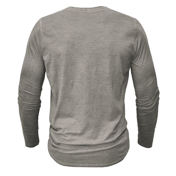 Mune Fashion - Henley shirt for men with long sleeves