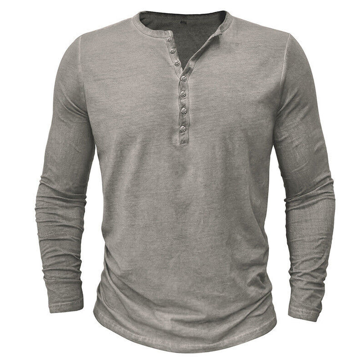 Mune Fashion - Henley shirt for men with long sleeves