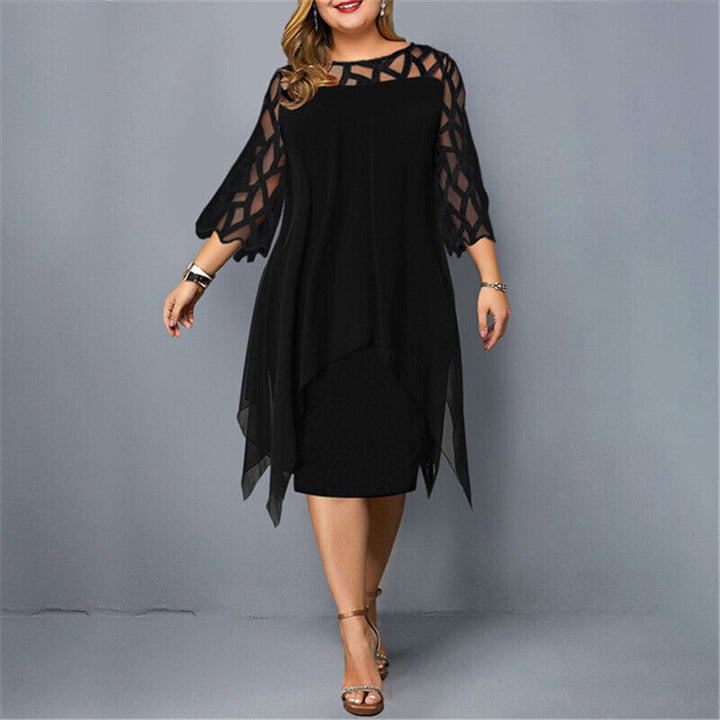 Mune Fashion | Elegant Plus Size Midi Dress for Women
